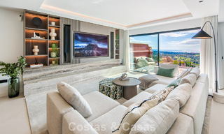 High-end fully renovated penthouse with spectacular sea views for sale in Marbella - Benahavís 800047 
