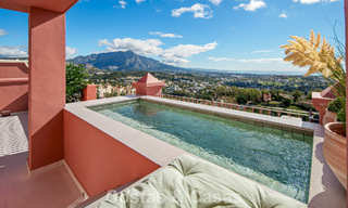 High-end fully renovated penthouse with spectacular sea views for sale in Marbella - Benahavís 800065 