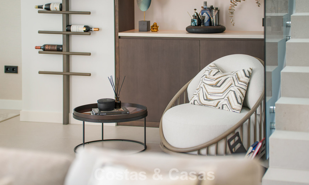 High-end fully renovated penthouse with spectacular sea views for sale in Marbella - Benahavís 800076