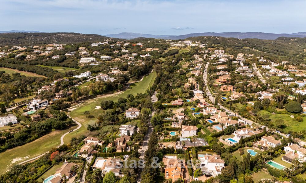 Beautiful contemporary renovated andalusian villa with panoramic sea views for sale in Sotogrande, Costa del Sol 799836