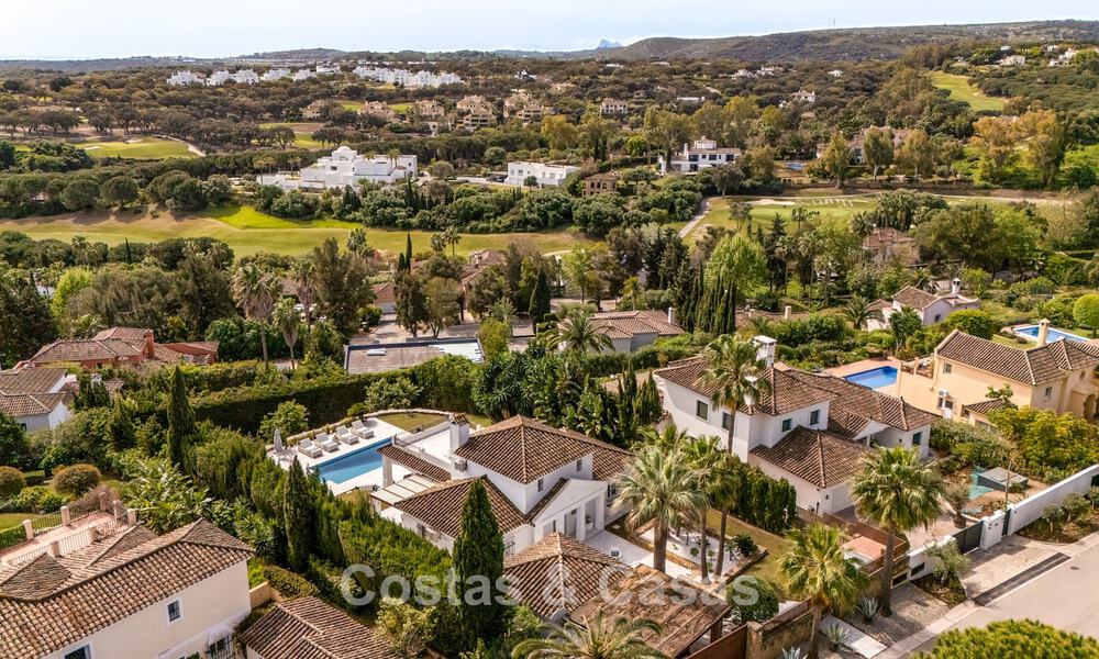 Beautiful contemporary renovated andalusian villa with panoramic sea views for sale in Sotogrande, Costa del Sol 799839