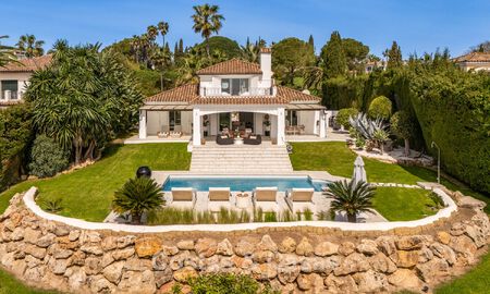 Beautiful contemporary renovated andalusian villa with panoramic sea views for sale in Sotogrande, Costa del Sol 799841