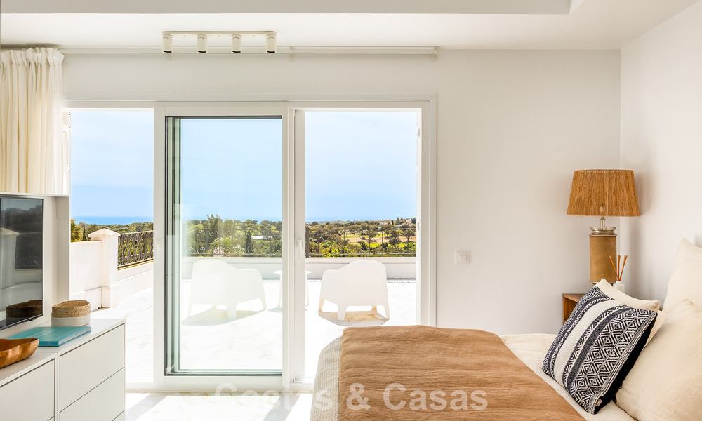 Beautiful contemporary renovated andalusian villa with panoramic sea views for sale in Sotogrande, Costa del Sol 799852