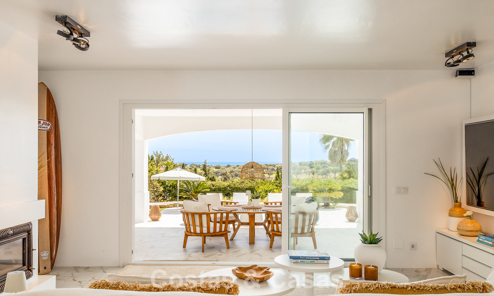 Beautiful contemporary renovated andalusian villa with panoramic sea views for sale in Sotogrande, Costa del Sol 799863