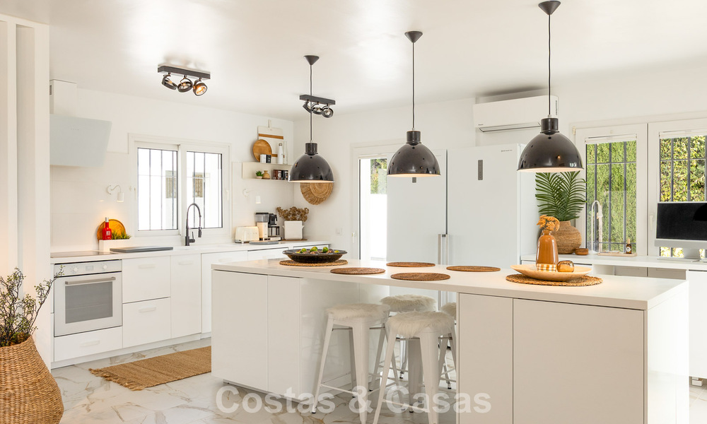 Beautiful contemporary renovated andalusian villa with panoramic sea views for sale in Sotogrande, Costa del Sol 799867