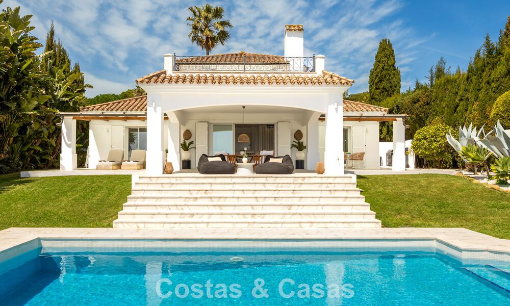 Beautiful contemporary renovated andalusian villa with panoramic sea views for sale in Sotogrande, Costa del Sol 799877
