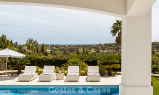 Beautiful contemporary renovated andalusian villa with panoramic sea views for sale in Sotogrande, Costa del Sol 799881 