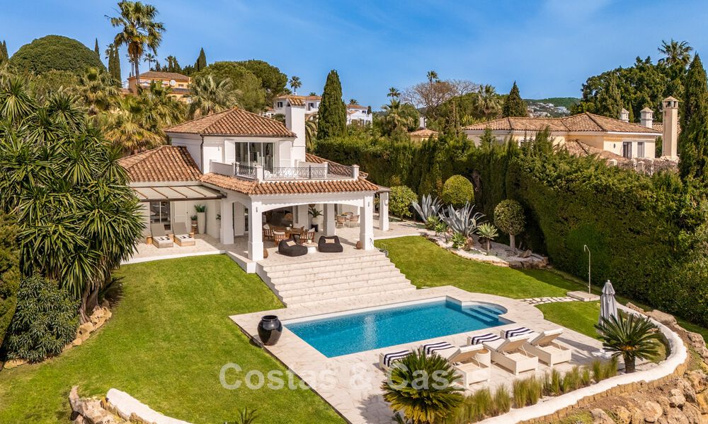 Beautiful contemporary renovated andalusian villa with panoramic sea views for sale in Sotogrande, Costa del Sol 799882