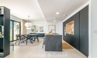 Turnkey modern luxury homes for sale with sea view in a resort-style development in Fuengirola, Costa del Sol 799933 