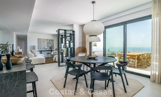 Turnkey modern luxury homes for sale with sea view in a resort-style development in Fuengirola, Costa del Sol 799936 