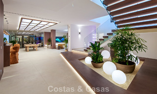Contemporary designer villa with panoramic views for sale in Nueva Andalucía’s Golf Valley, Marbella 800086 