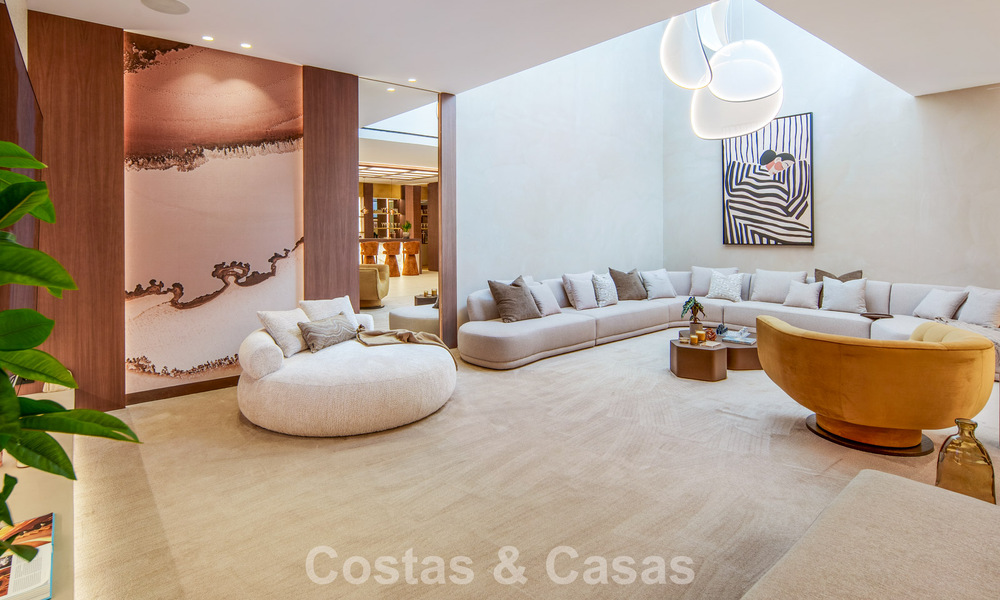 Contemporary designer villa with panoramic views for sale in Nueva Andalucía’s Golf Valley, Marbella 800091