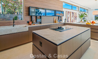 Contemporary designer villa with panoramic views for sale in Nueva Andalucía’s Golf Valley, Marbella 800137 