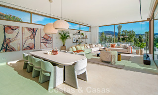 Contemporary designer villa with panoramic views for sale in Nueva Andalucía’s Golf Valley, Marbella 800142 