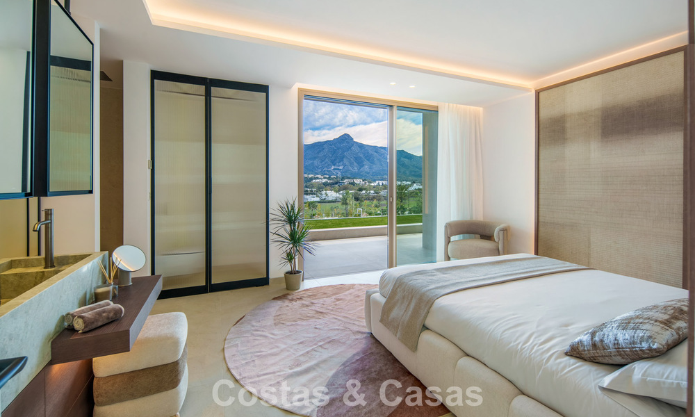 Contemporary designer villa with panoramic views for sale in Nueva Andalucía’s Golf Valley, Marbella 800151