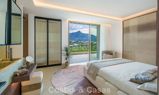 Contemporary designer villa with panoramic views for sale in Nueva Andalucía’s Golf Valley, Marbella 800151 