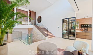 Contemporary designer villa with panoramic views for sale in Nueva Andalucía’s Golf Valley, Marbella 800177 