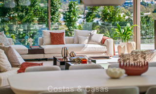 Contemporary designer villa with panoramic views for sale in Nueva Andalucía’s Golf Valley, Marbella 800181 