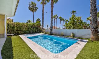 Renovated semi-detached villa for sale with sea view on the golf course east of Marbella 800236 