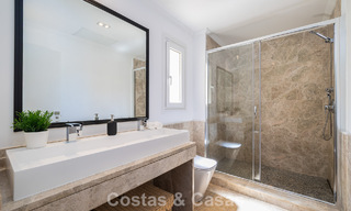 Renovated semi-detached villa for sale with sea view on the golf course east of Marbella 800241 