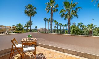 Renovated semi-detached villa for sale with sea view on the golf course east of Marbella 800243 