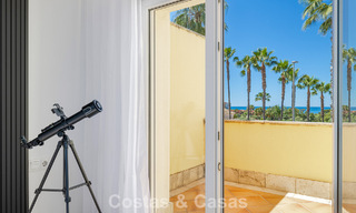 Renovated semi-detached villa for sale with sea view on the golf course east of Marbella 800249 