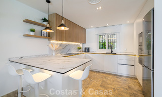 Renovated semi-detached villa for sale with sea view on the golf course east of Marbella 800258 