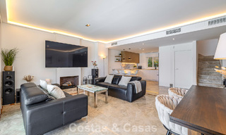 Renovated semi-detached villa for sale with sea view on the golf course east of Marbella 800260 