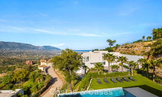 Moderne luxury villa with contemporary architecture and panoramic views for sale in the Hills of Marbella East 800267 