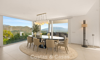 Moderne luxury villa with contemporary architecture and panoramic views for sale in the Hills of Marbella East 800288 