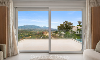 Moderne luxury villa with contemporary architecture and panoramic views for sale in the Hills of Marbella East 800297 