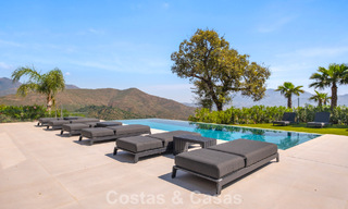 Moderne luxury villa with contemporary architecture and panoramic views for sale in the Hills of Marbella East 800309 