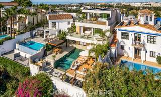 Modern renovated luxury villa with stunning views for sale in Nueva Andalucía, Marbella 800362 