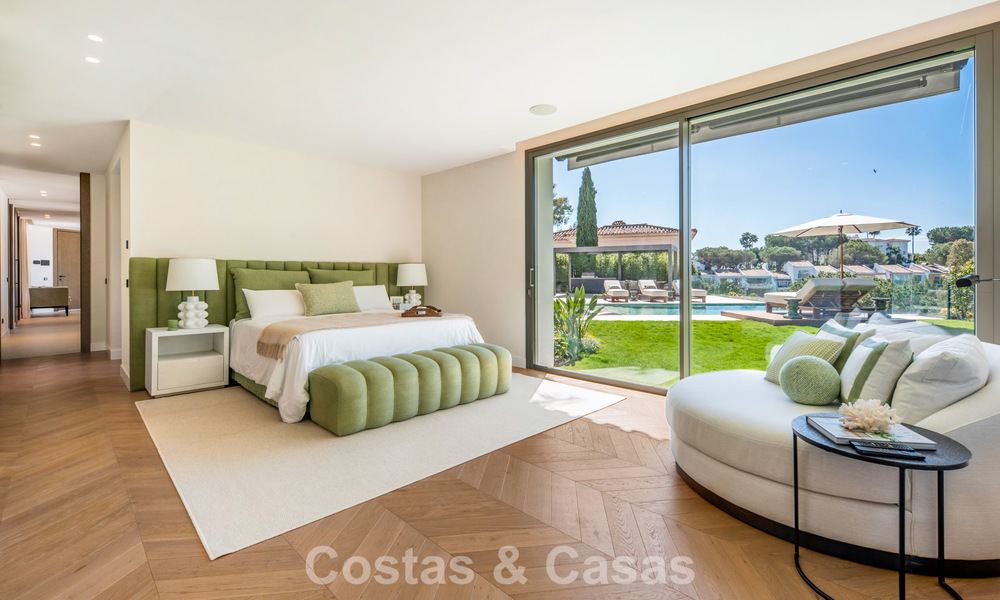Modern mediterranean luxury villa for sale in a gated community in Marbella - Benahavís 800436