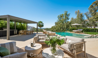 Modern mediterranean luxury villa for sale in a gated community in Marbella - Benahavís 800458 