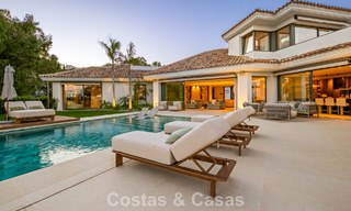 Modern mediterranean luxury villa for sale in a gated community in Marbella - Benahavís 800490 