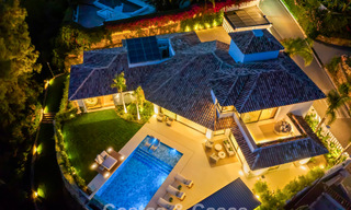 Modern mediterranean luxury villa for sale in a gated community in Marbella - Benahavís 800498 