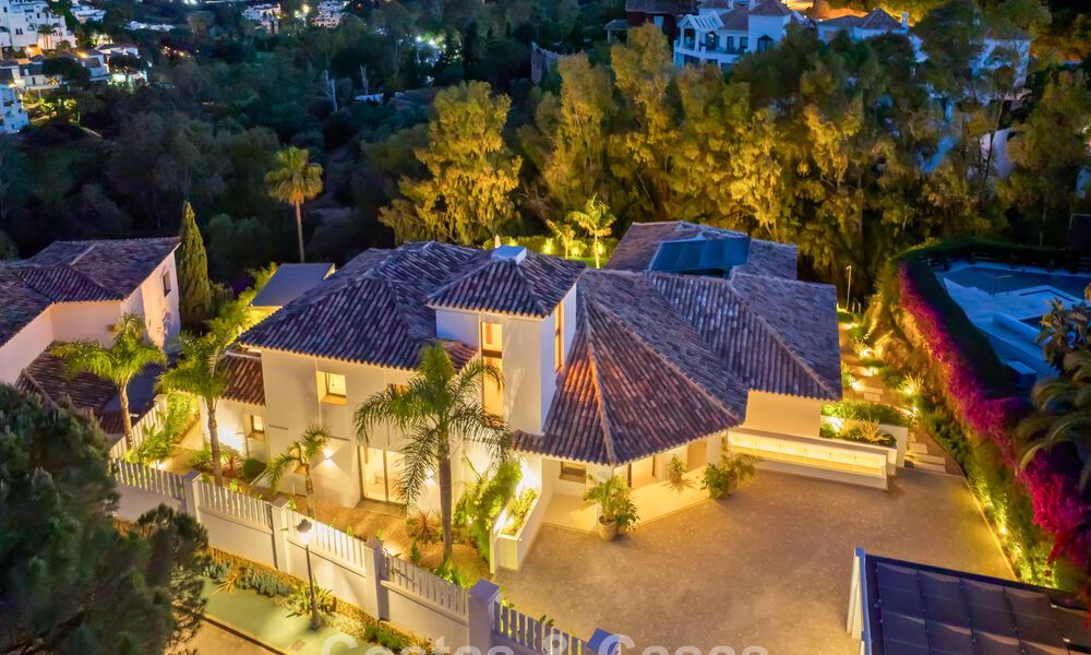 Modern mediterranean luxury villa for sale in a gated community in Marbella - Benahavís 800499