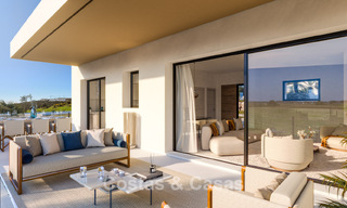 Launch! Contemporary new townhouses for sale in a sought-after golf setting in Estepona 800558 