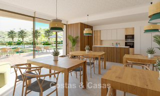 New contemporary golf apartments with sea view for sale near Sotogrande, Costa del Sol 800701 