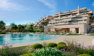 New contemporary golf apartments with sea view for sale near Sotogrande, Costa del Sol 800704 