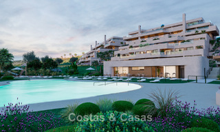 New contemporary golf apartments with sea view for sale near Sotogrande, Costa del Sol 800705 