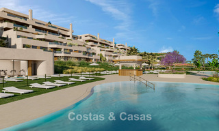 New contemporary golf apartments with sea view for sale near Sotogrande, Costa del Sol 800708 
