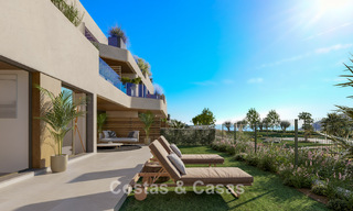 New contemporary golf apartments with sea view for sale near Sotogrande, Costa del Sol 800711 