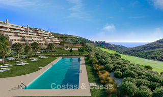 New contemporary golf apartments with sea view for sale near Sotogrande, Costa del Sol 800723 