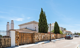Spacious family villa in a modern Spanish architectural style with breathtaking sea views for sale in Manilva, Costa del Sol 800628 