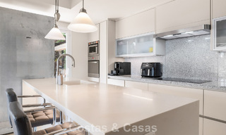 Spacious family villa in a modern Spanish architectural style with breathtaking sea views for sale in Manilva, Costa del Sol 800637 
