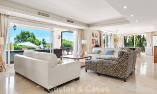 Spacious family villa in a modern Spanish architectural style with breathtaking sea views for sale in Manilva, Costa del Sol 800643 