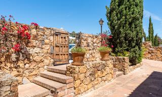 Spacious family villa in a modern Spanish architectural style with breathtaking sea views for sale in Manilva, Costa del Sol 800650 