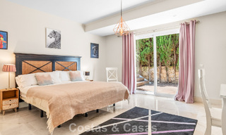 Spacious family villa in a modern Spanish architectural style with breathtaking sea views for sale in Manilva, Costa del Sol 800655 